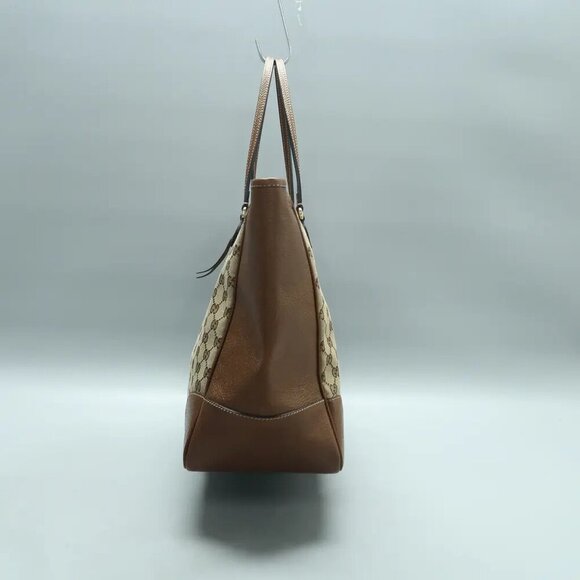 GUCCI Bree Brown Cloth Tote 615-122324 - Picture 3 of 12